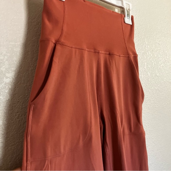Lululemon Align Wide Leg Crop Dark Terracotta Pants Size 2 - Picture 3 of 10
